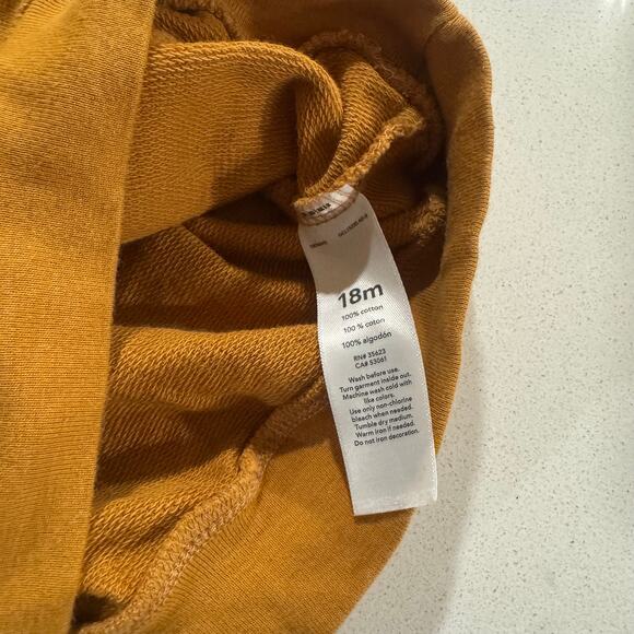 Carter's Baby Girl 18M Saffron Long Sleeve Shirt - Picture 3 of 5